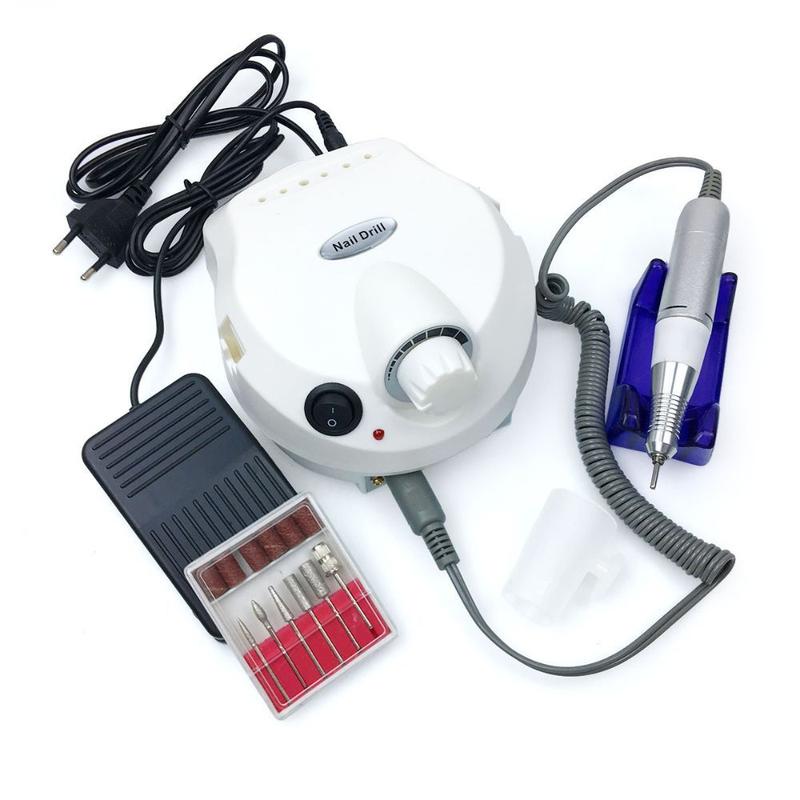 Lixadeira Motor Unhas Nail Drill Porquinho 35.000rpm Bivolt 126-7